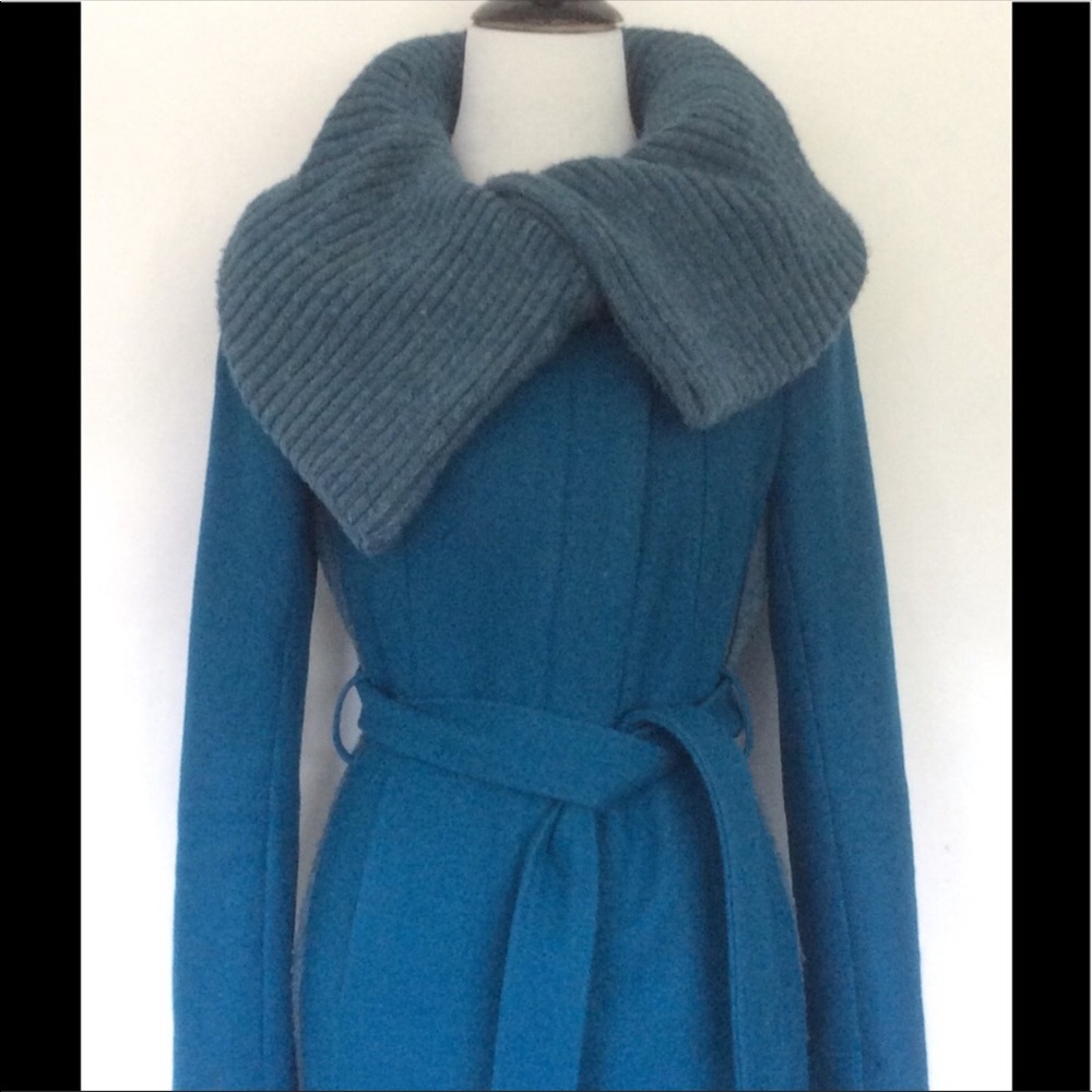 Anthropologie Elevenses Wool Trench Jacket